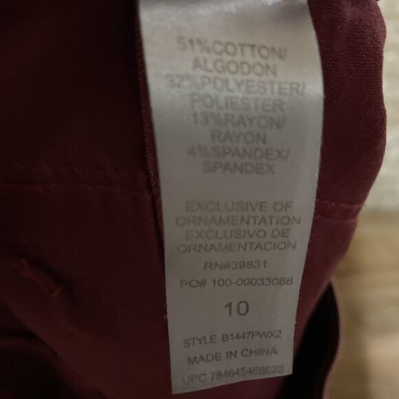 Democracy Mauve Pink Ab Solution Jeans Size 10 Faux Zippers at Ankles - Picture 7 of 7